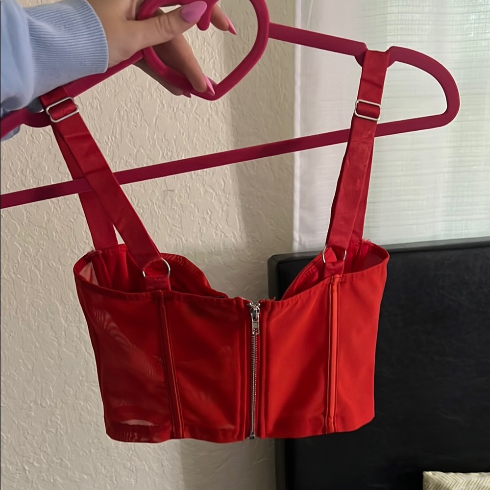 Edikted Red Tank Top - Picture 3 of 3